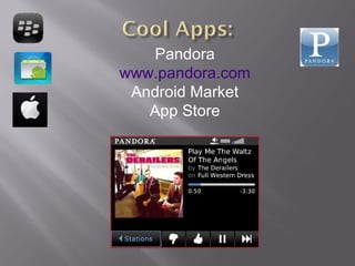 Pandora www.pandora.com Android Market App Store 