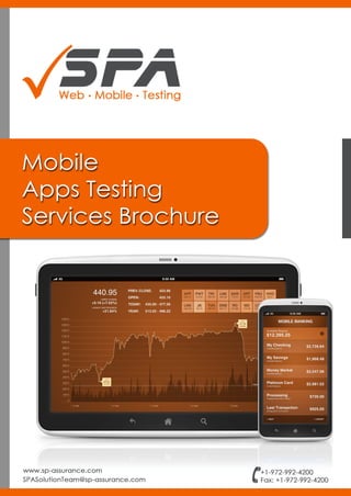 Mobile Apps Testing Services Brochure