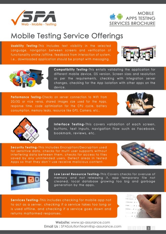 Mobile Apps Testing Services Brochure
