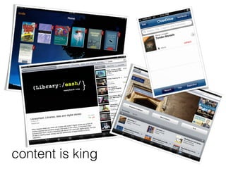content is king
 