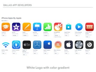 DALLAS APP DEVELOPERS
White Logo with color gradient
 
