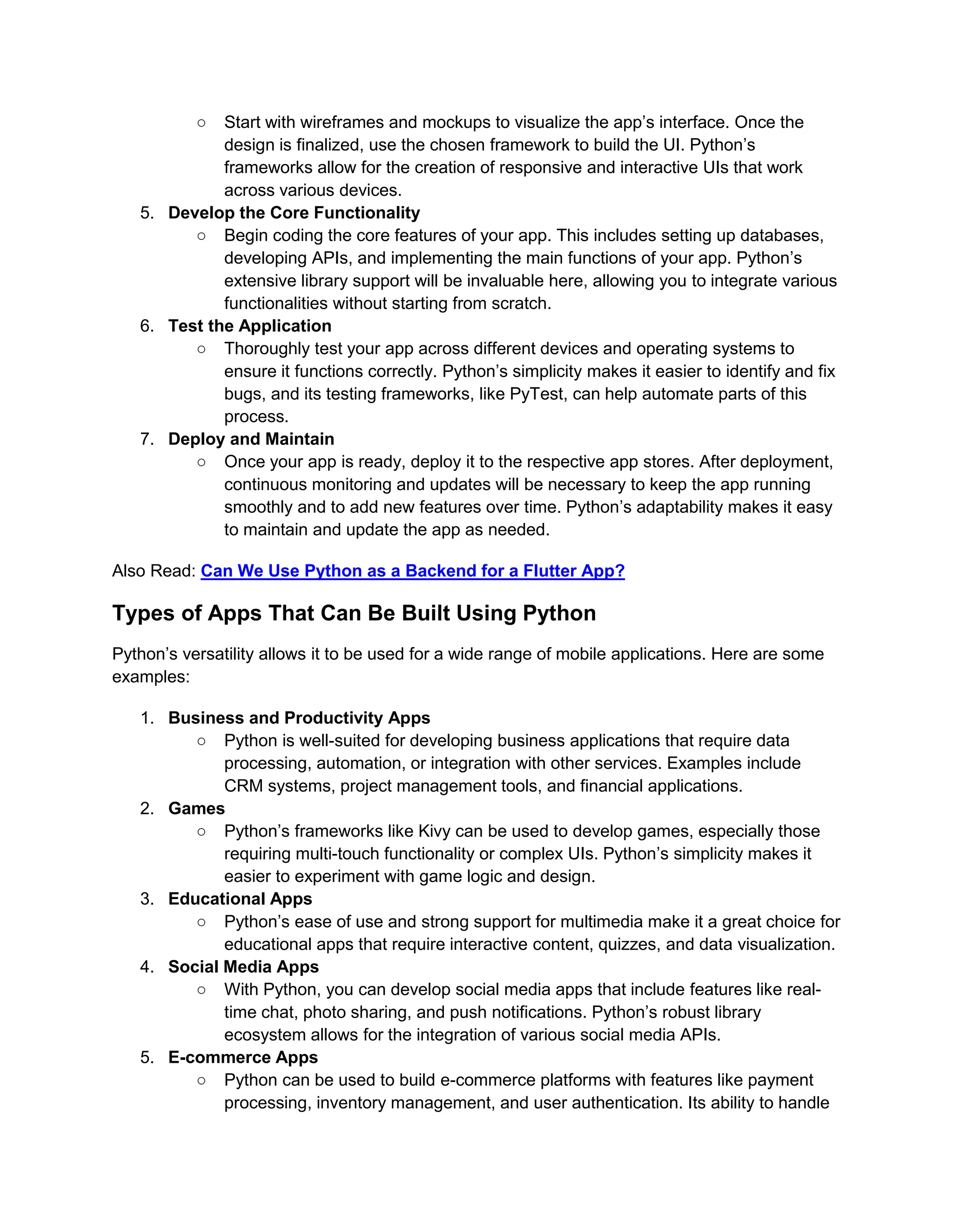Mastering Mobile App Development with Python | PDF | Programming ...