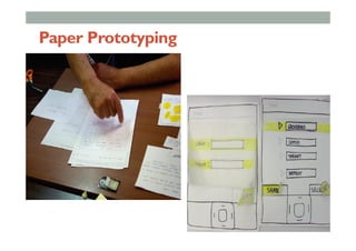 Paper Prototyping
 