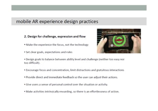 Mobile AR lecture 9 - Mobile AR Interface Design