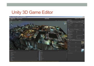 Unity 3D Game Editor
 