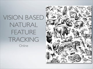 VISION BASED
  NATURAL
   FEATURE
  TRACKING
    Online
 
