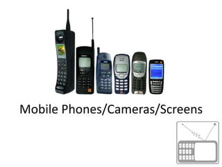 Mobile Phones/Cameras/Screens 