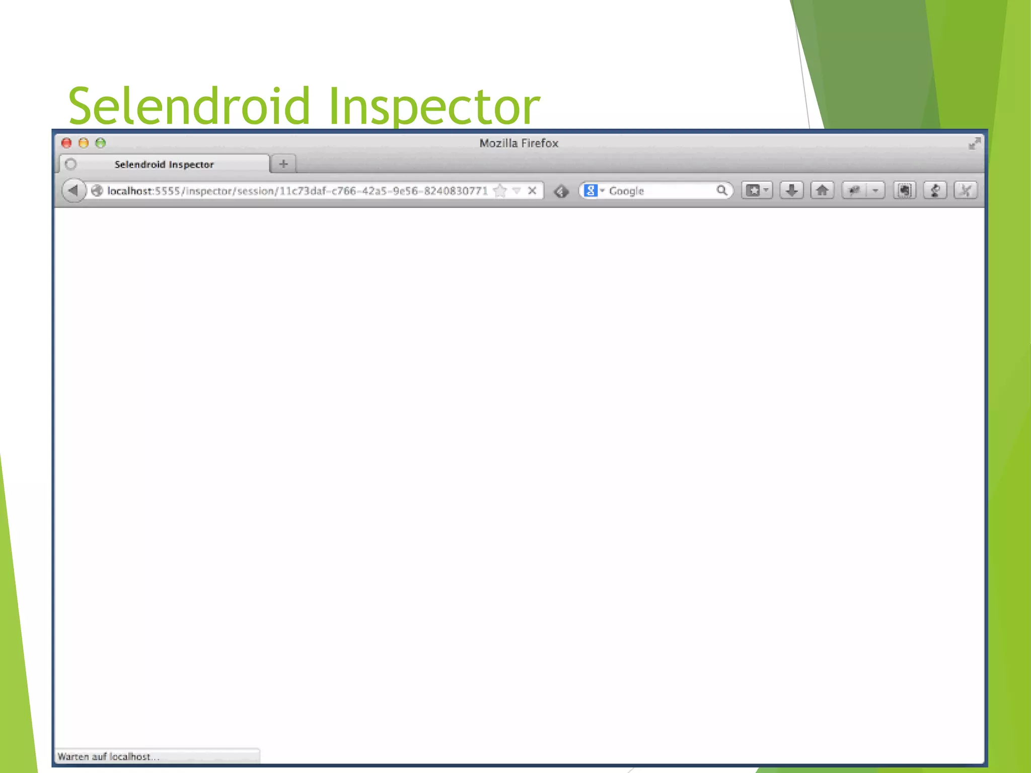 Selendroid Inspector 