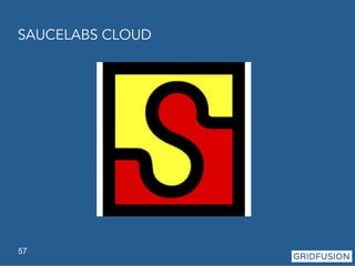 SAUCELABS CLOUD 
57 
 