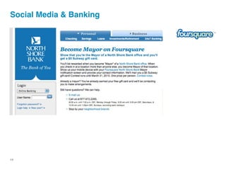 Social Media & Banking




10
 