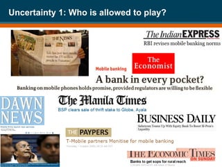 Uncertainty 1: Who is allowed to play?
 