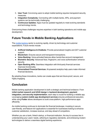 Mobile Banking Application Development_ A Complete Guide | PDF