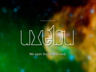 We open the mobile web.
 