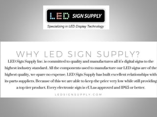 LED Signs Outdoor Prices