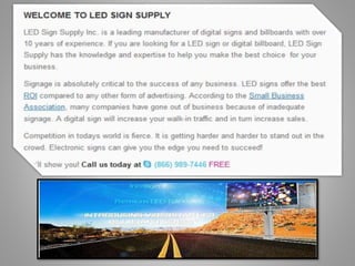 LED Signs Outdoor Prices
