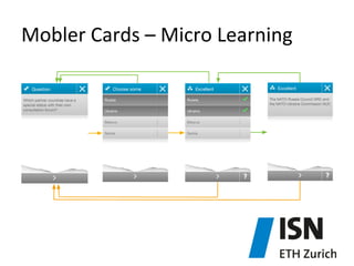 Mobler	
  Cards	
  –	
  Micro	
  Learning	
  
 