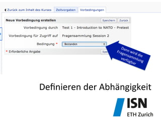 Deﬁnieren	
  der	
  Abhängigkeit	
  
 