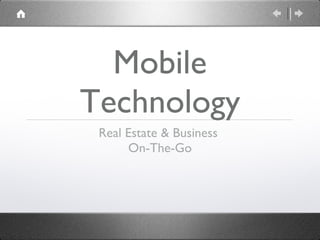 Mobile Technology ,[object Object]