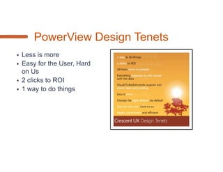 What Makes Good Mobile Reporting?
“Multi-touch gestures are often forgotten…”

“Fingers are remarkable things. We can test the
 weather, test the direction of the wind, plug a
 leak, but not precision tapping on a mobile
 device.”

“Keep to a rhythm of 44 pixel tap targets.”

“Keep the interface (technology) essentially
 invisible.”

“Nobody wants to spend brain power figuring
 out how you’re app works”
 
