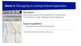 Demo 3: Debugging an existing Android Application
blog
 