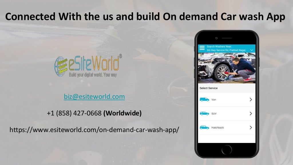 Mobile car detailing app