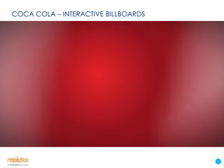 COCA COLA – INTERACTIVE BILLBOARDS

21

 