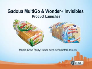 Gadoua MultiGo & Wonder+ Invisibles  Product Launches Mobile Case Study: Never been seen before results!  