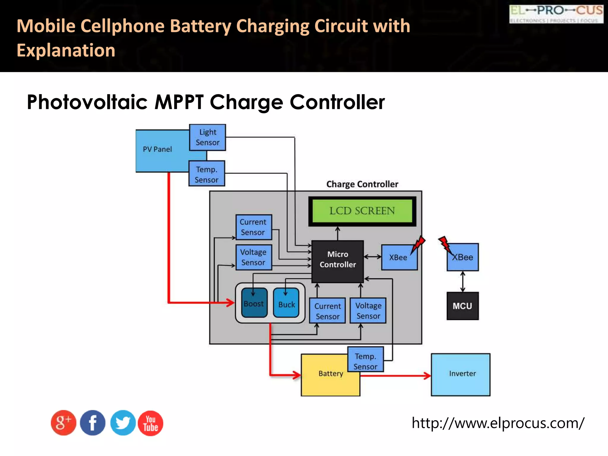 Mobile cellphone battery charging circuit with explanation | PPTX