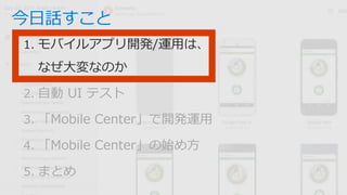 ջ
2. Ԅ UI ƥ
3. Mobile Center_k\
4. Mobile Centerʼ᷽
5. ޤȤ
 