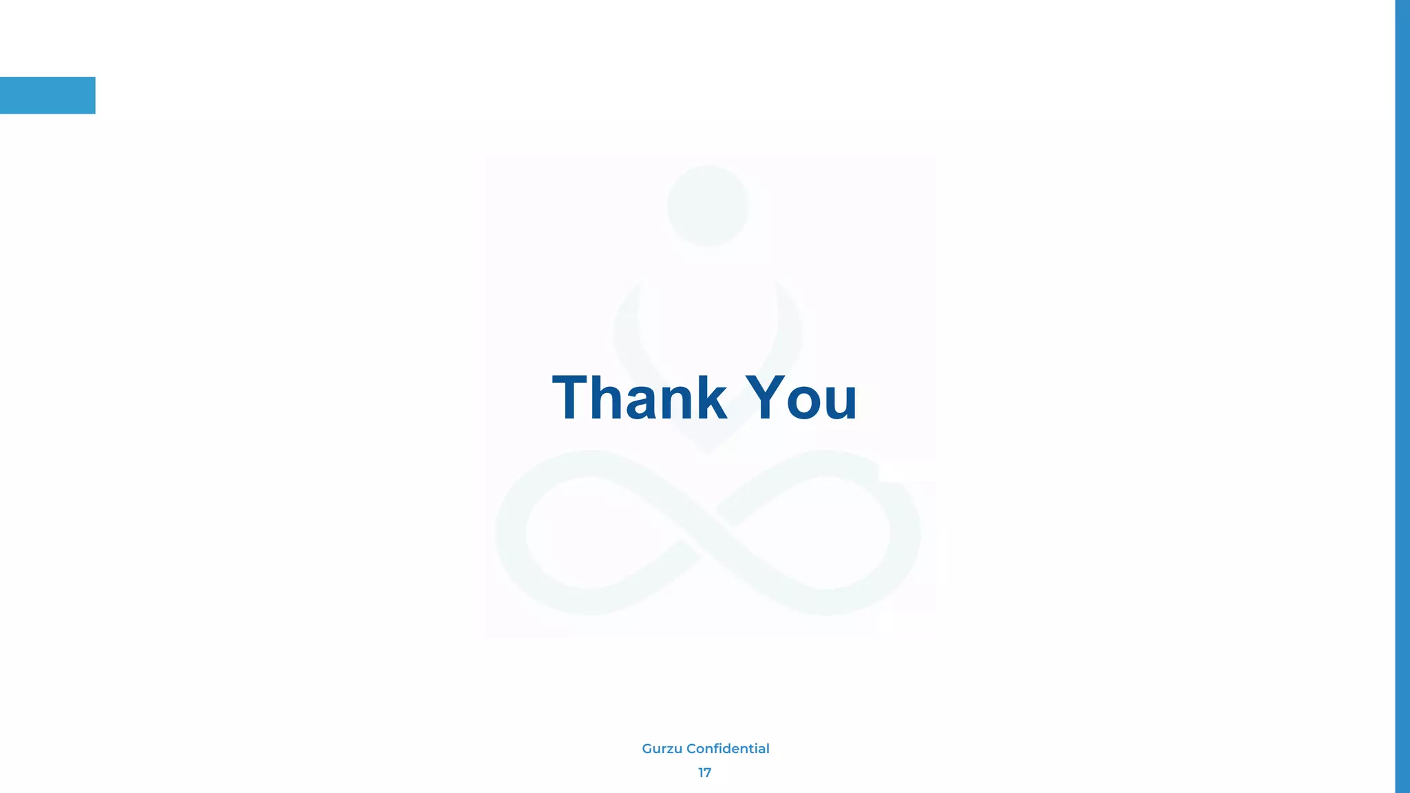 Gurzu Confidential
17
Thank You
 