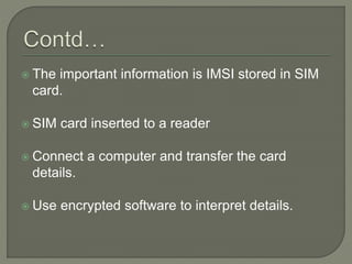 Imsi Computer No Computer Mobile cloning modified with images and bettermented | PPTX