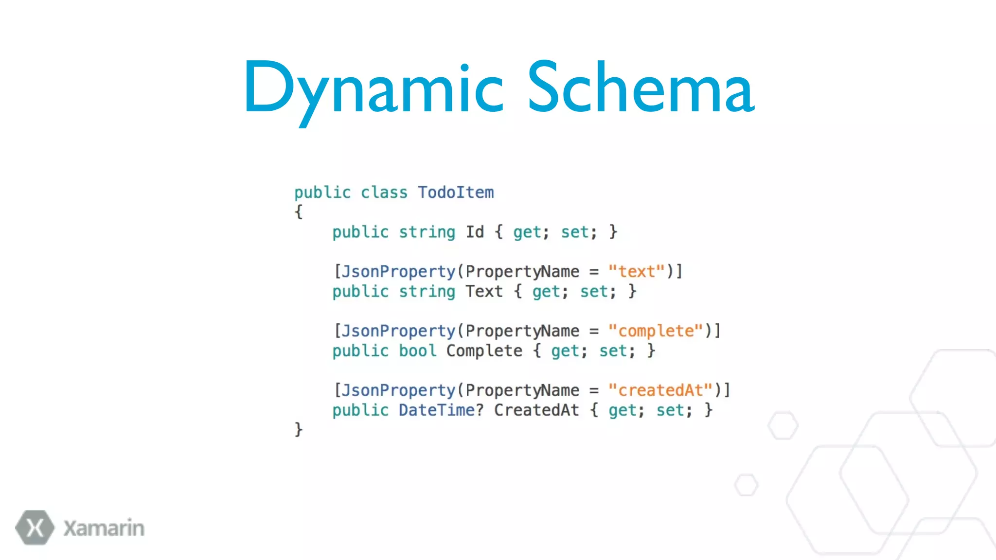 Dynamic Schema