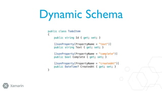 Dynamic Schema

 