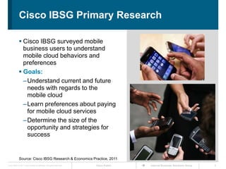 IBSG Is Cisco’s Strategy Consulting Organization, and Plays Three RolesMarket transitions