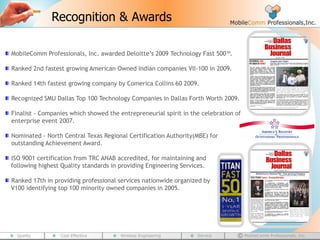 MobileComm Training Services | PDF