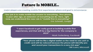 Future Is MOBILE..

 
