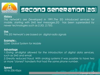 Mobile Communication Generation | PPT