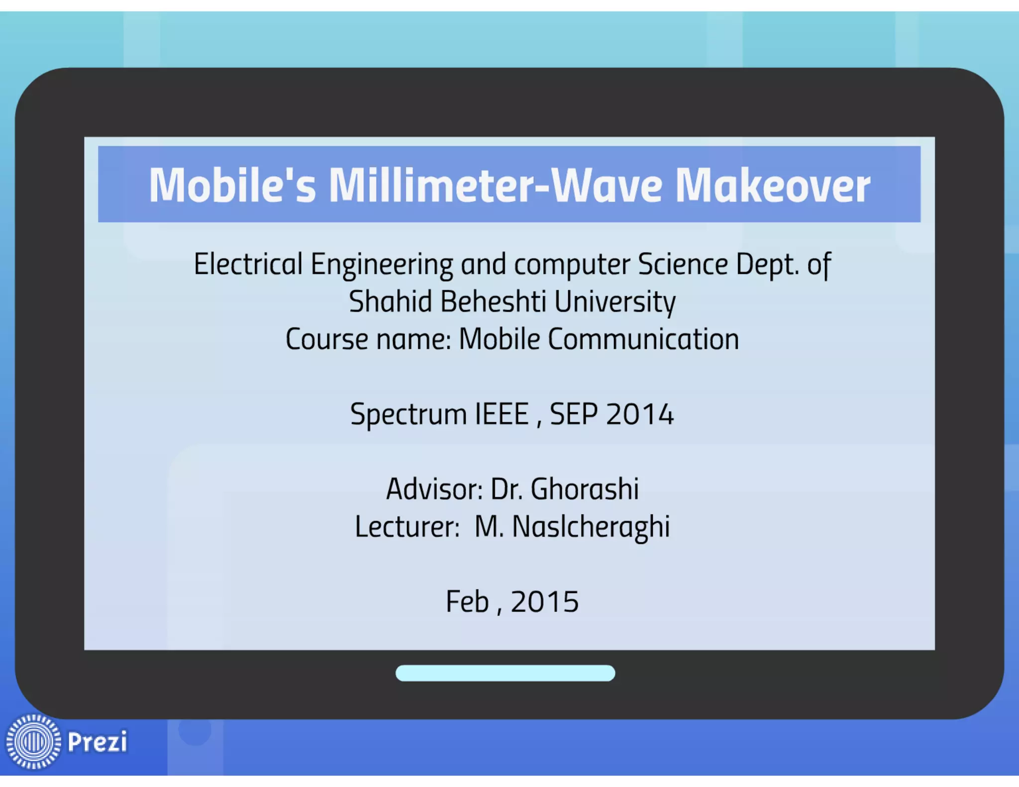 Mobile Millimeter-Waves Makeover | PPT