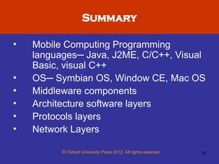 Mobile Computing Chap01 Mobile Computing Architecture.ppt