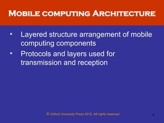Mobile Computing Chap01 Mobile Computing Architecture.ppt