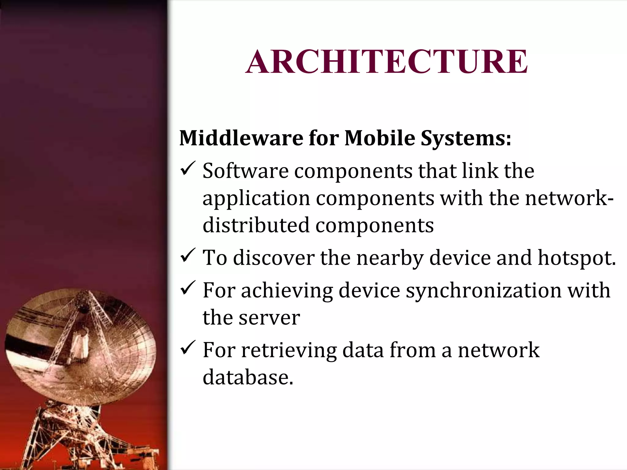Protocols and layersARCHITECTUREProgramming Languages:Java J2SE.