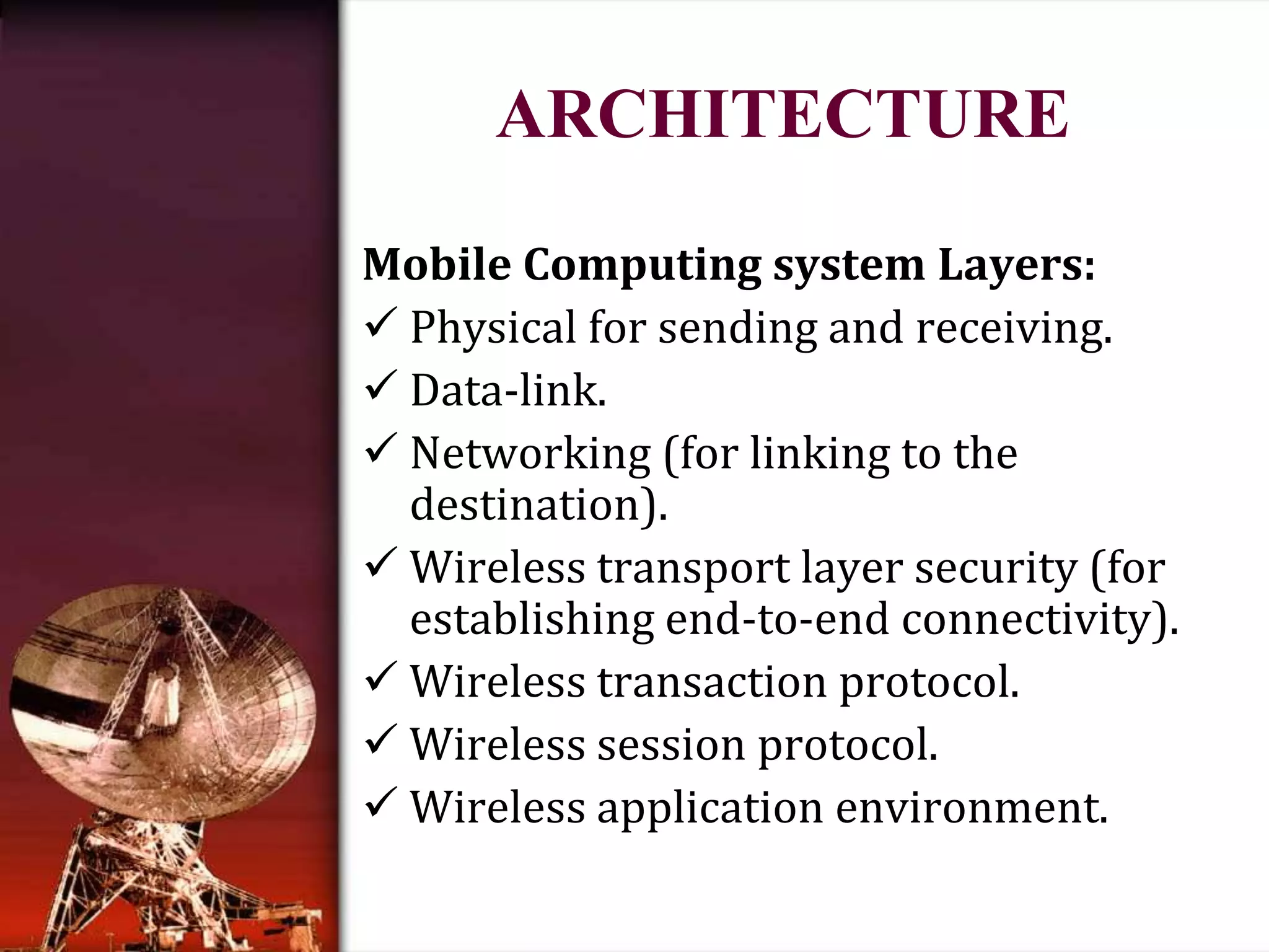 The Java enterprise edition (J2EE) used for web and enterprise server based applications of mobile services.