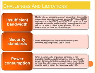 Nomadic/Ubiquitous Computing.What is Ubiquitous AccessA3AnytimeAnyhowAnyplace