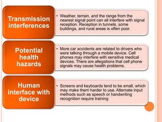 Mobile Computing DevicesPagersMobile TelephonyNotebooks/LaptopsPDAsHybrids (Converged Technology)Wearable TechnologyCarputer