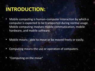 Mobile computing | PPT