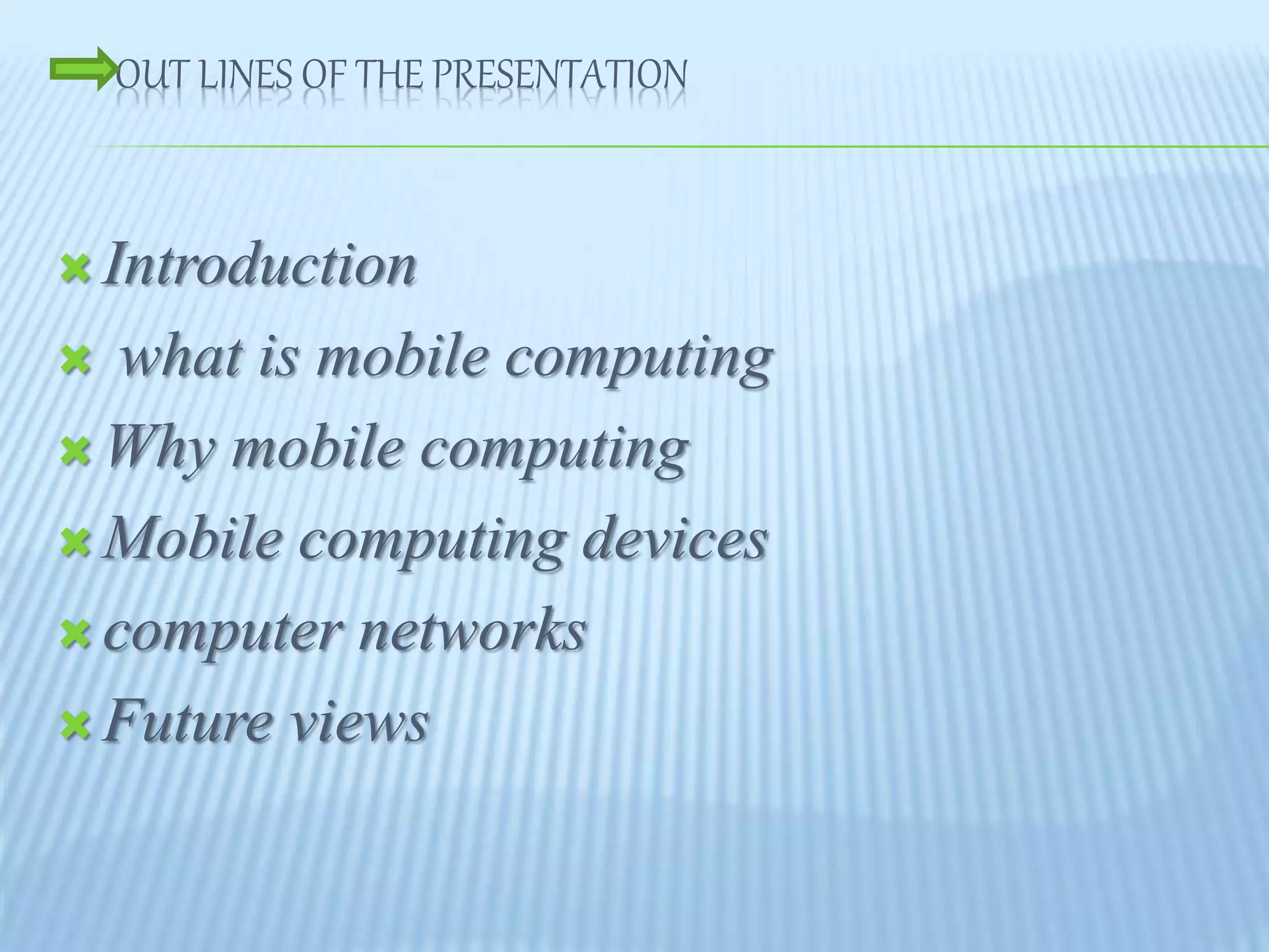 Mobile computing | PPT