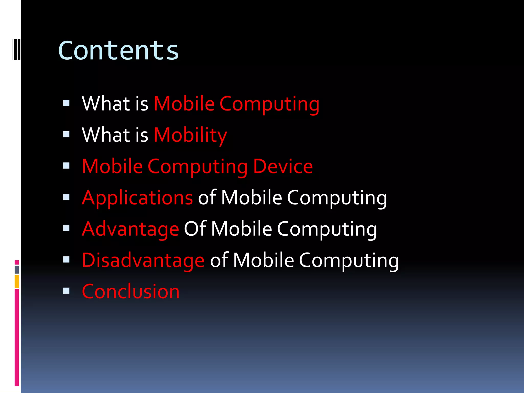 Mobile computing | PPT