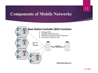Mobile Computing - Mobile Network Architecture | PPTX