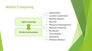 Mobile computing | PPT