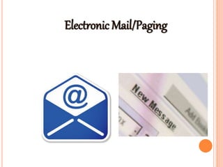 Electronic Mail/Paging
 